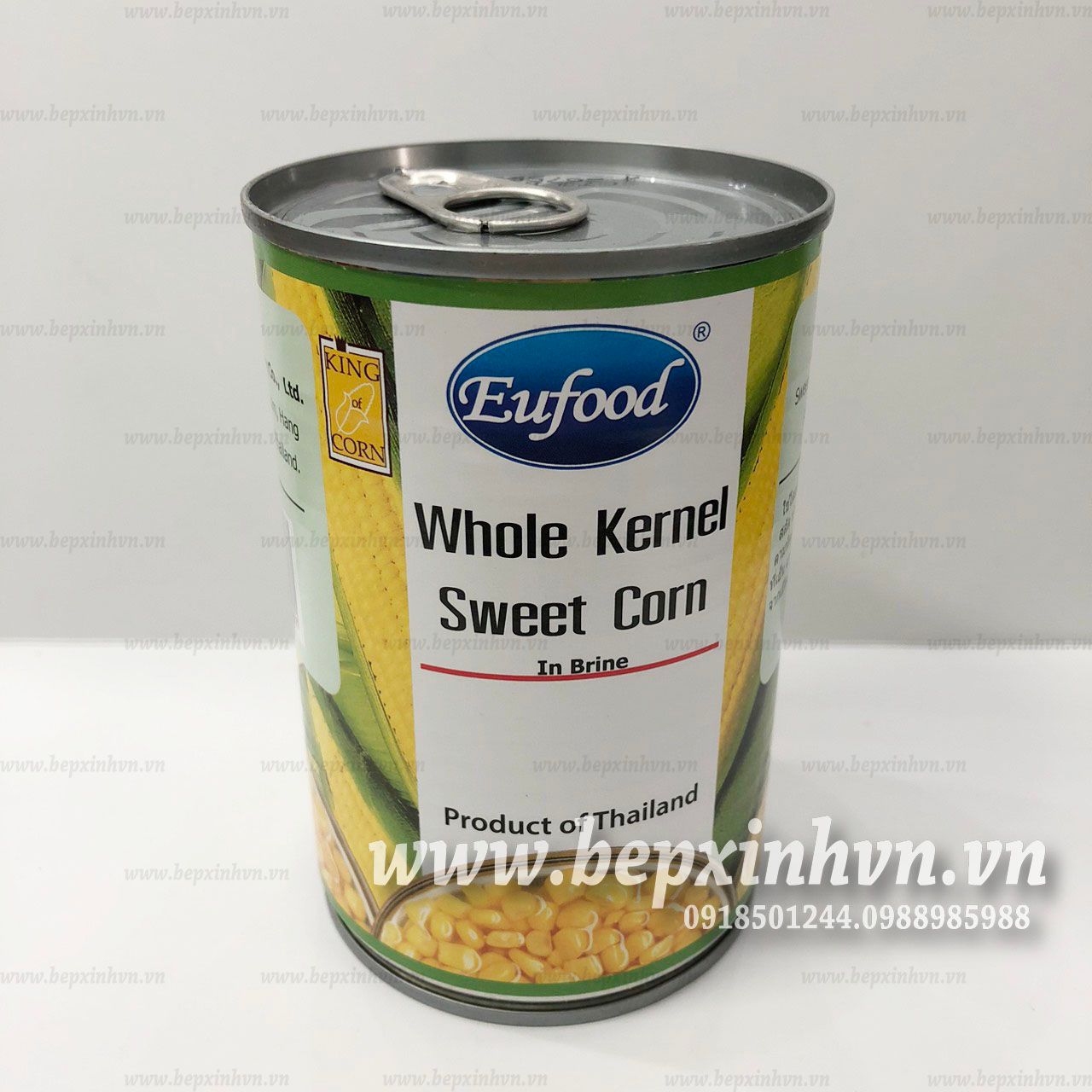 Bắp ngọt nguyên hạt Eufood 410g