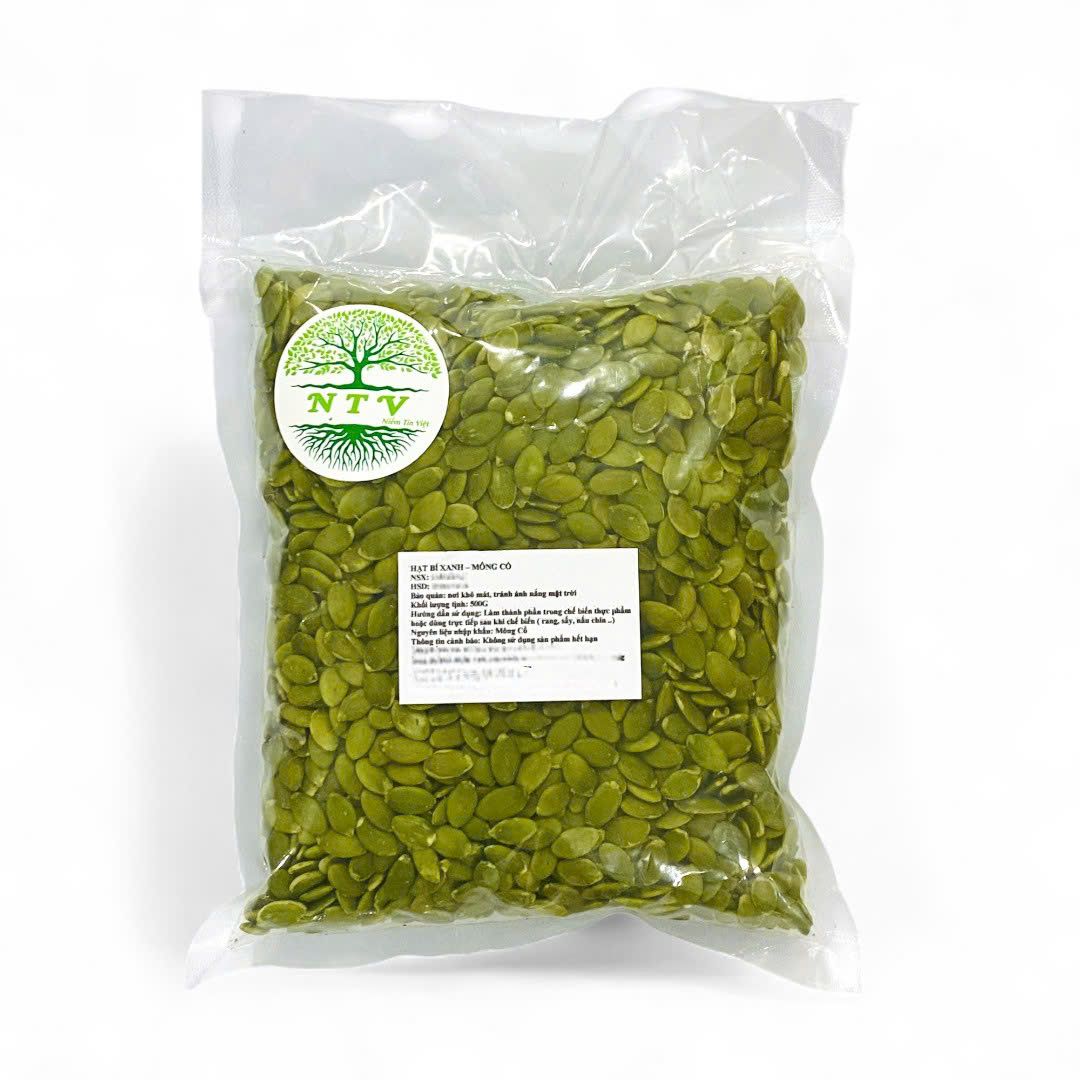 Hạt bí xanh NTV 500g.