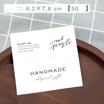 Tag giấy handmade 8.2x7.8cm