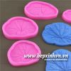 Bộ 4 khuôn silicon 4D lá sen