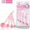 Bộ muỗng đong nhựa Hello Kitty Chefmade KT7036