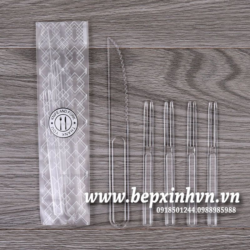 Bộ dao nĩa trung thu Thank you