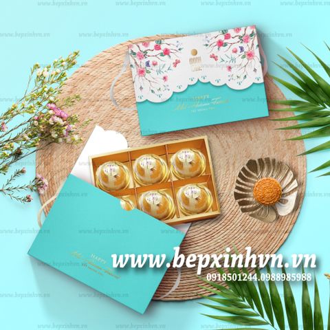 Bộ túi hộp trung thu 6 bánh 50g-80g Sắc Thu