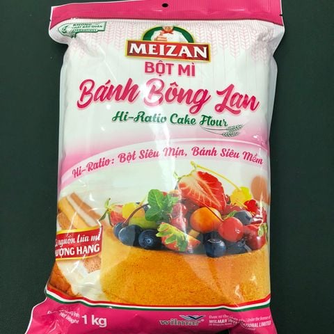 Bột mì bánh bông lan MeiZan 1kg.