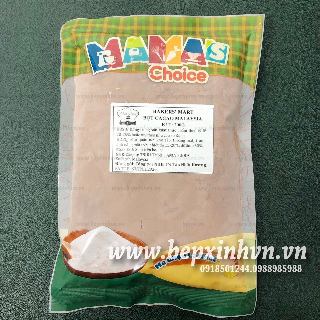 Bột Cacao Malaysia Mama's choice  200g