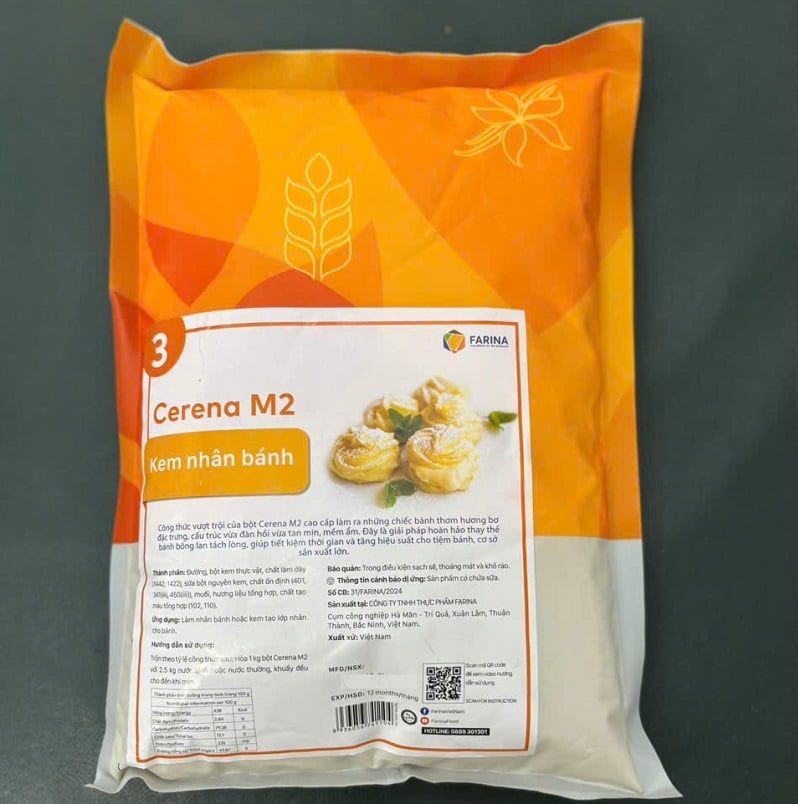 Bột kem nhân bánh Cerena M2 (1kg)