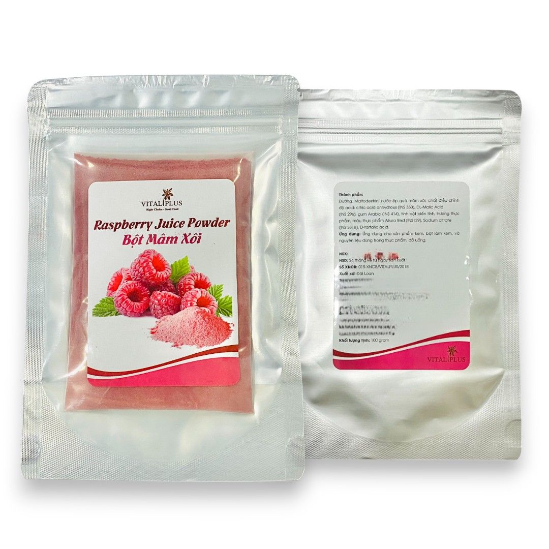 Bột mâm xôi Vitalplus 100g.
