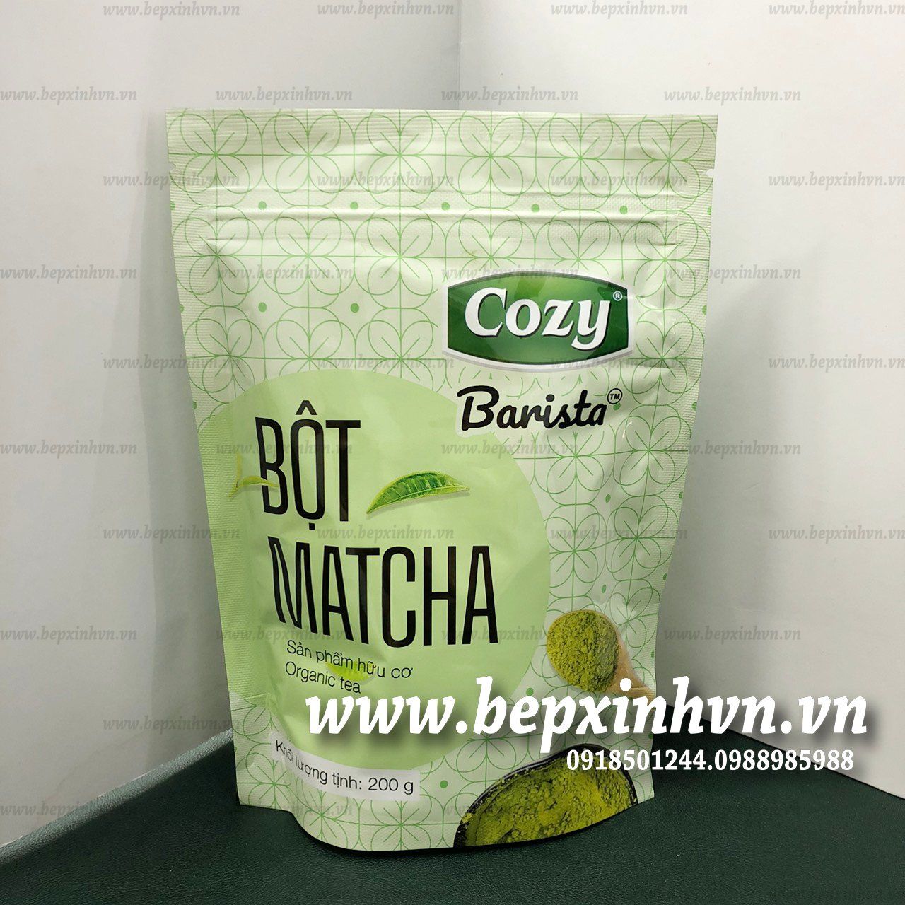 Bột matcha trà xanh Cozy 200g