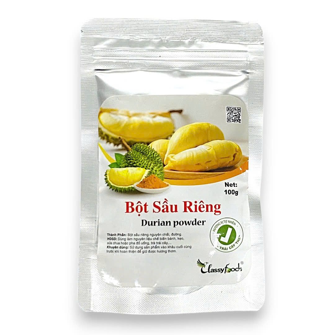 Bột sầu riêng Classyfoods 100g.