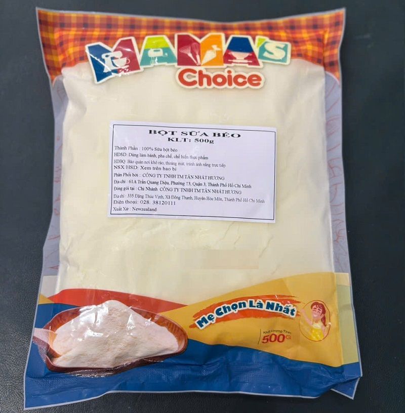 Bột sữa béo Mama's choice 500g