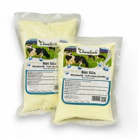 Bột sữa nguyên kem Whollemilk - Classyfoods 500gr.