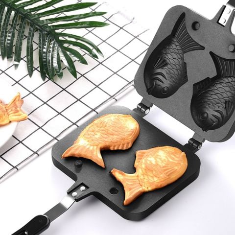 Chảo nướng bánh con cá