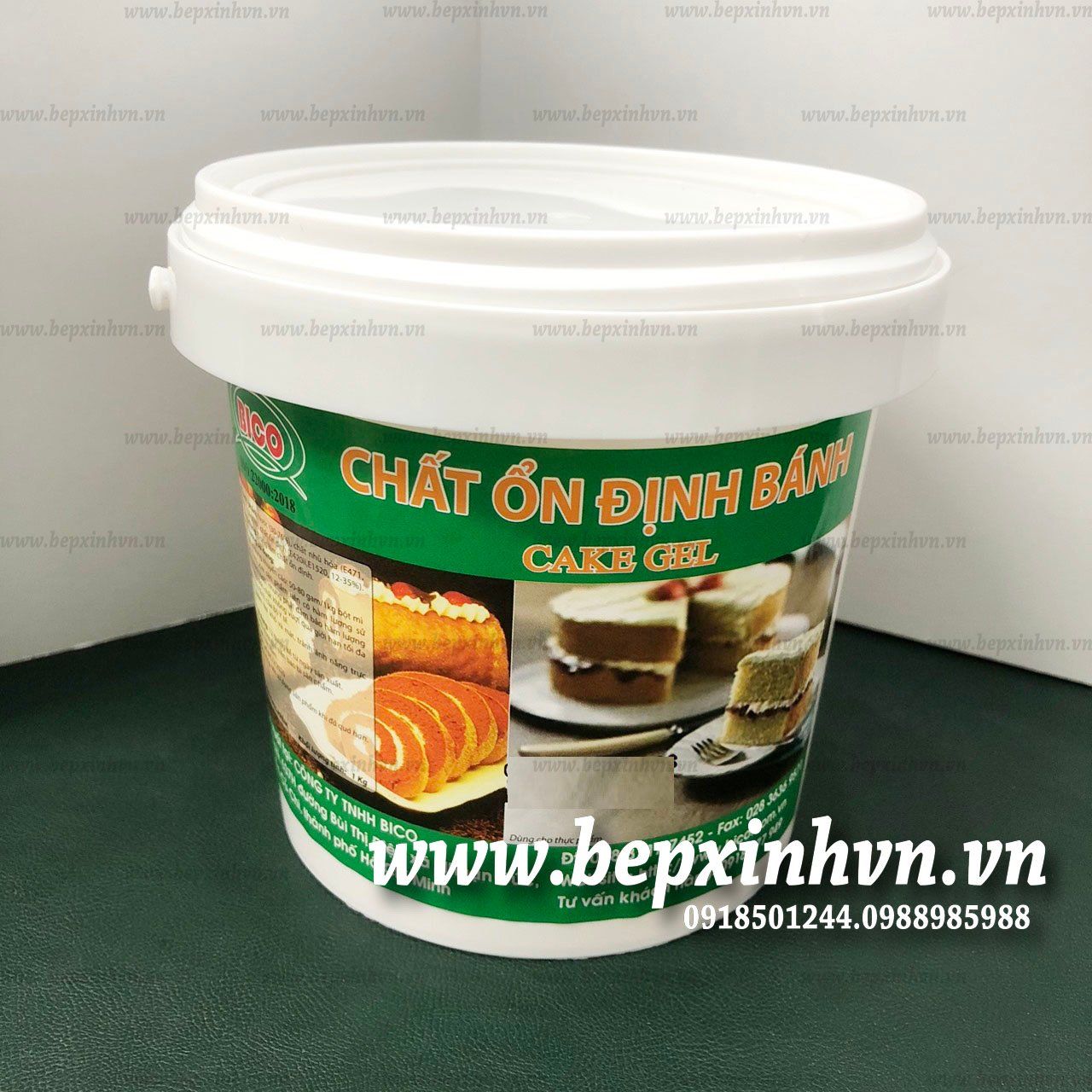 Chất ổn định bánh cake gel không màu Bico 1kg