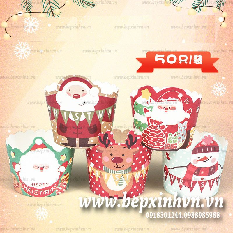 Cup giấy cứng Giáng Sinh