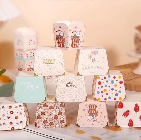 Cup giấy cứng vuông- 100 cup