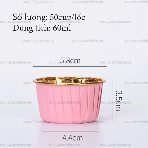 Cup xếp hồng lõi vàng.