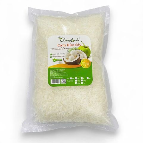 Cơm dừa sấy khô sợi Classyfoods 500g