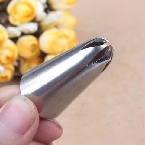 Đui bắt bông kem hoa hồng 2D