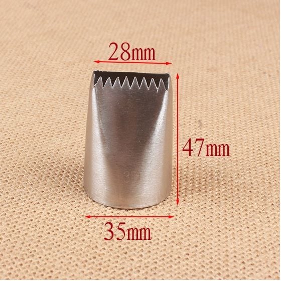 Đui bắt kem 3D gợn sóng