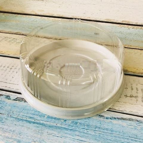Hộp nhựa đựng bánh tròn HH122 cao 11cm.