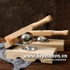 Dụng cụ ép vỏ bánh bao gỗ