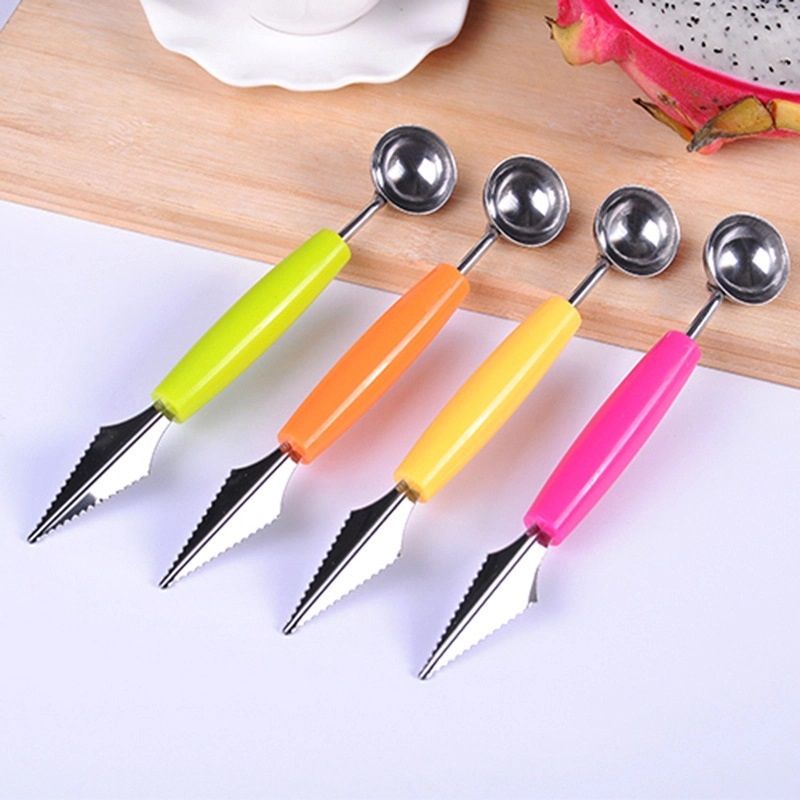 Muỗng múc tỉa 2 đầu ngắn