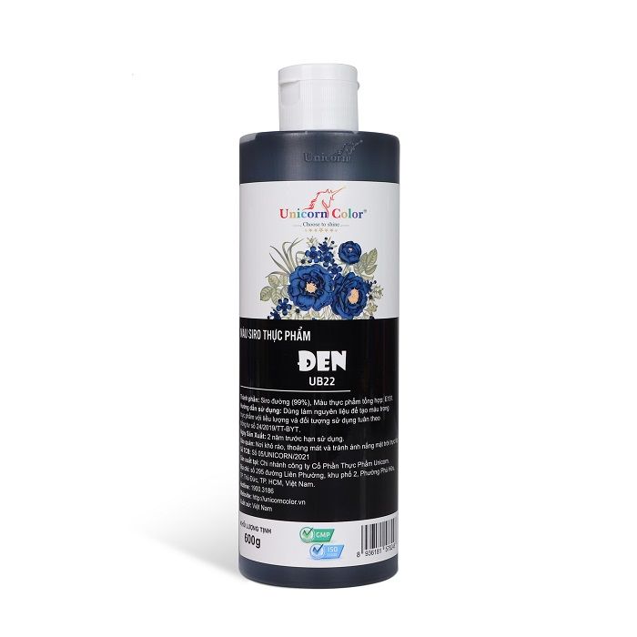Màu siro thực phẩm đen 600g