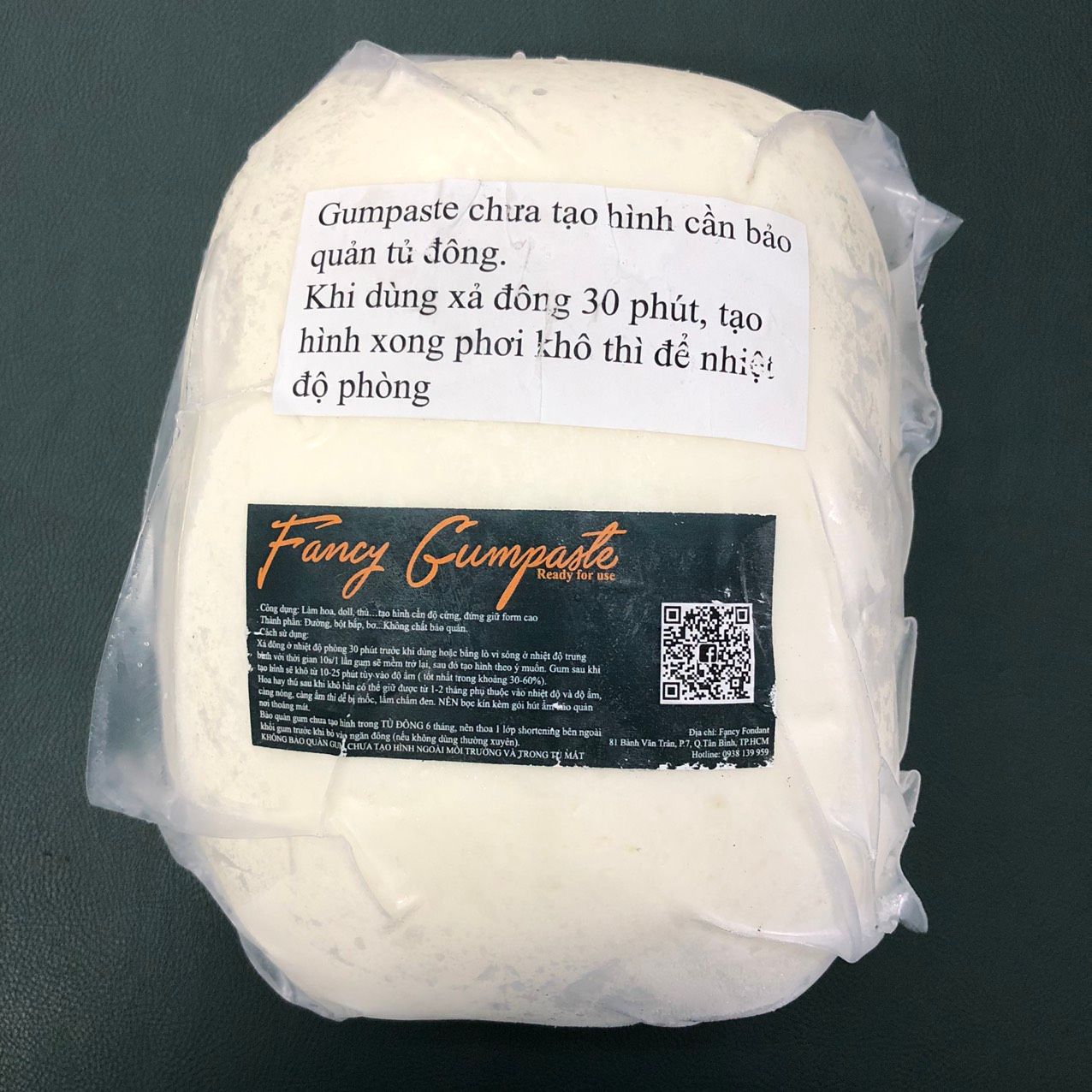 Gum paste trắng Fancy 500g