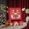 Bộ túi hộp trung thu cao cấp 4 bánh 150g - 250g Long Hoa