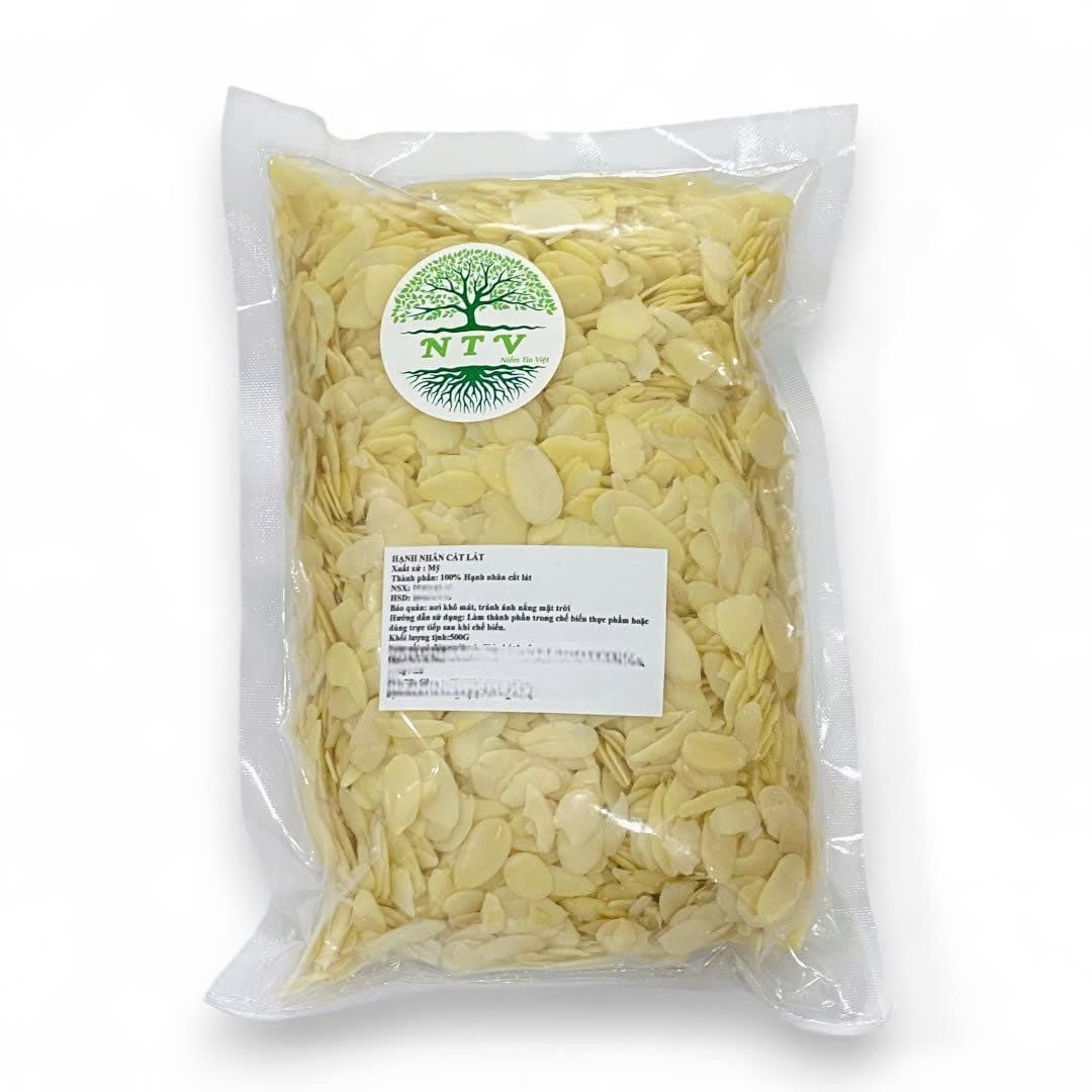 Hạnh nhân lát NTV 500gr.