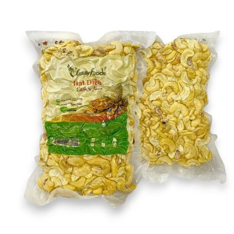 Hạt điều sống vỡ đôi Classyfoods 500gr.