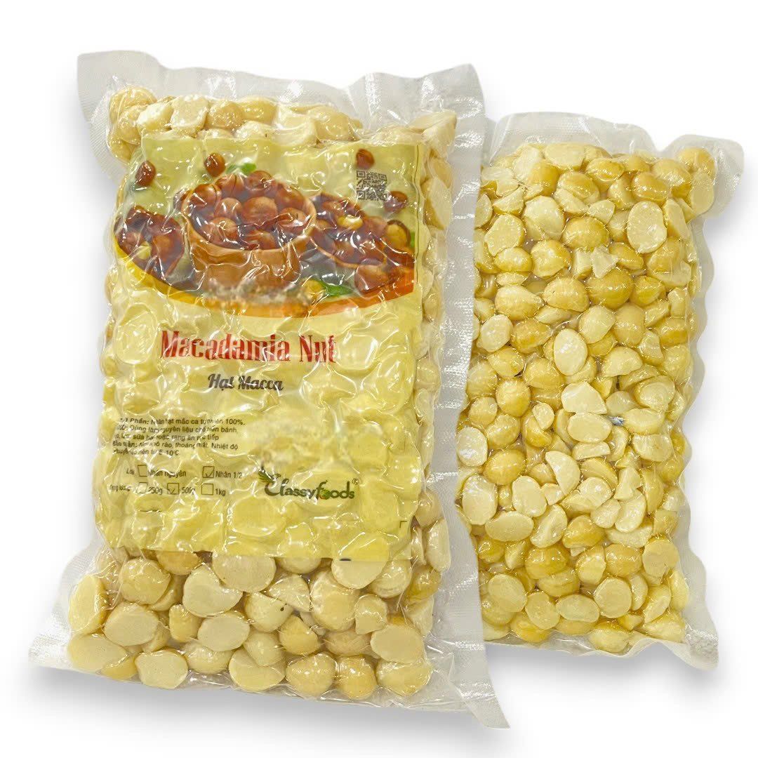 Hạt macca vỡ 1/2 Classy foods