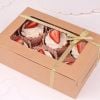 Hộp 6 bánh cupcake giấy Kraft