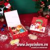 Hộp bánh kẹo Giáng Sinh 14.6x14.6x5cm