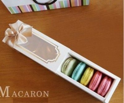 Hộp macaron cửa sổ 1 ngăn