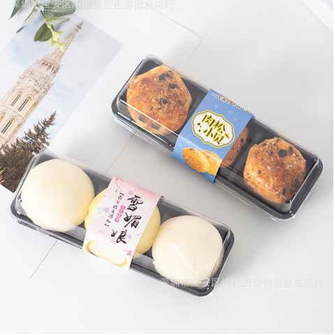 Hộp nhựa đế đen 3 ngăn W360