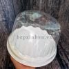 Hộp nhựa đưng bánh 20cm H47 nắp mô.