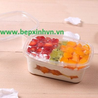 Hộp nhựa pet hình chữ nhật XY092