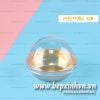 Hộp nhựa tròn 80g - 100g W80 đế vàng