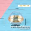 Hộp nhựa tròn 80g - 100g W80 đế vàng