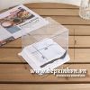 Hộp nhựa nắp trong đựng bánh kèm nĩa lõi vuông