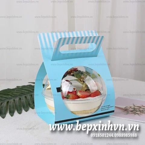 Hộp cầu quai xách 500ml - HT145