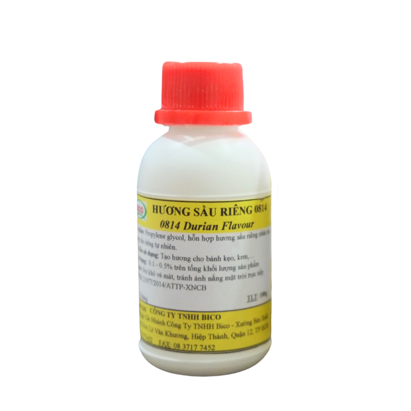 Hương sầu riêng không màu Bico 100g.