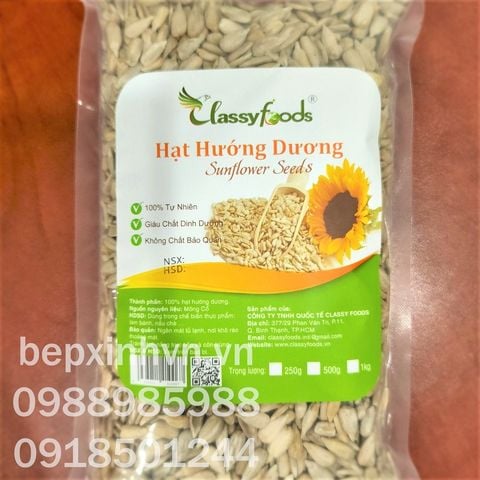 Hạt hướng dương tách vỏ Classyfoods