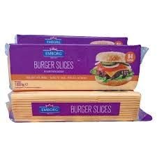 Phô mai cắt lát cam Emborg 1kg.