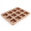 Khuôn 12 bánh non-stick square mould Chefmade WK9149
