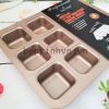 Khuôn 12 bánh non-stick square mould Chefmade WK9149