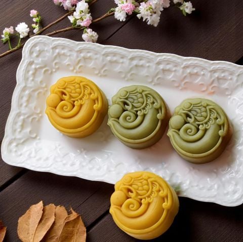 Khuôn trung thu 150g 1 mặt Ngọc Rồng