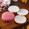 Khuôn bánh trung thu lò xo 150g-185g 3 mặt tròn