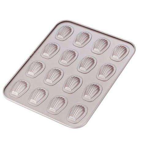 Khuôn 16 bánh vỏ sò dẹp Chefmade WK9743